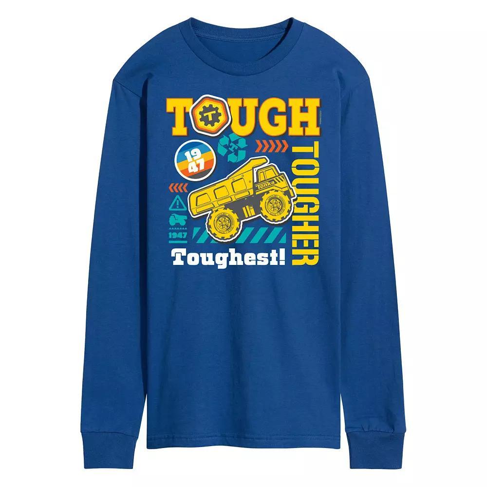 Men's Tonka Tough Tougher Toughest Long Sleeve Graphic Tee, Size: XXL, Blue Product Image