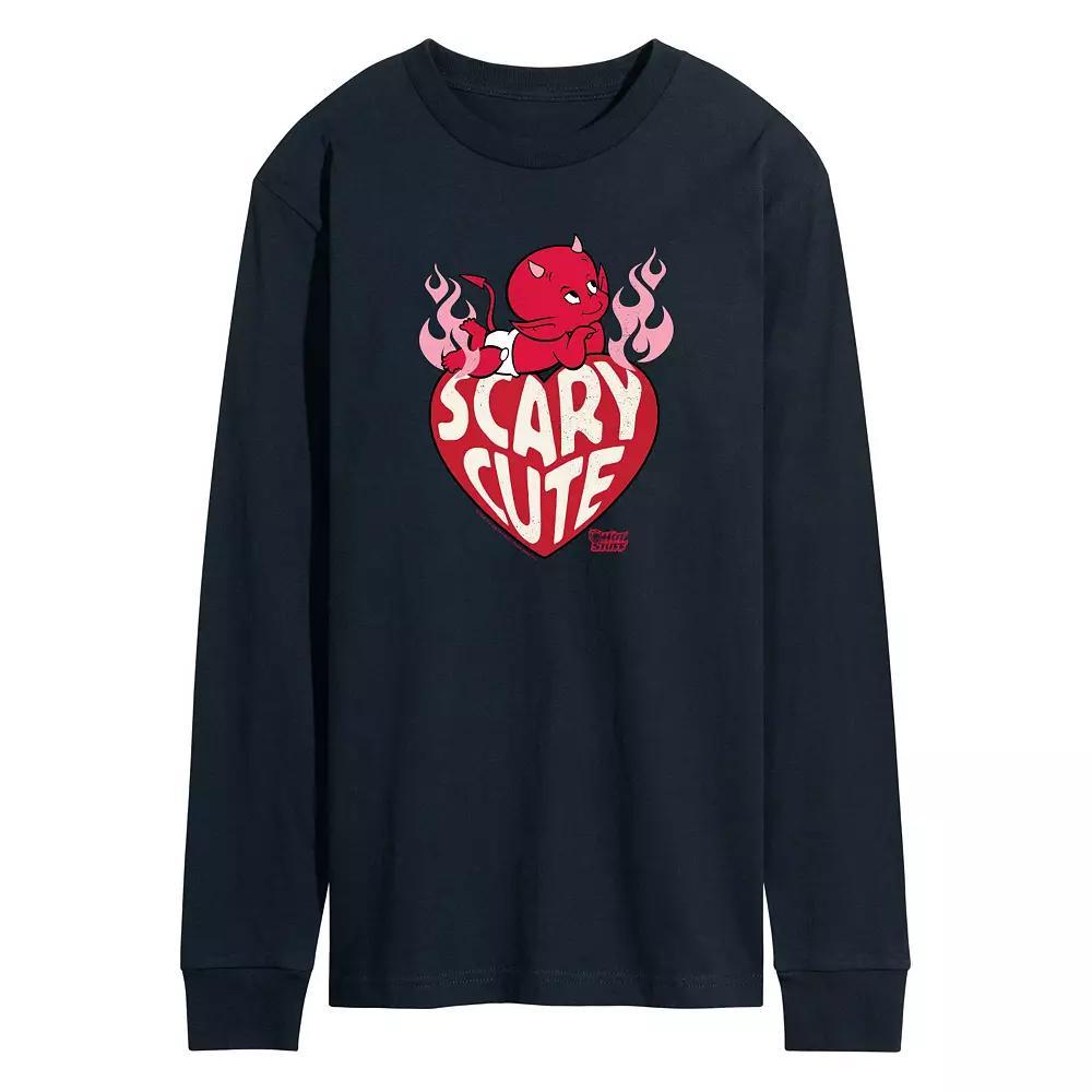 Men's Hot Stuff Little Devil Scary Cute Fleece Sweatshirt,  Product Image