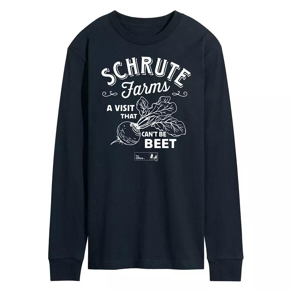 Men's The Office Schrute Farms Long Sleeve Tee,  Product Image