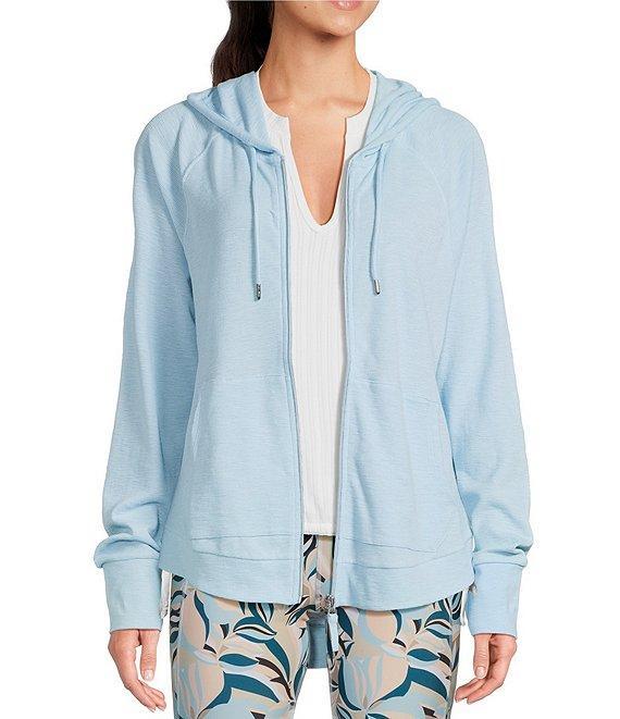 Kinesis Long Sleeve Zip Front Thumb Hole Hoodie Product Image