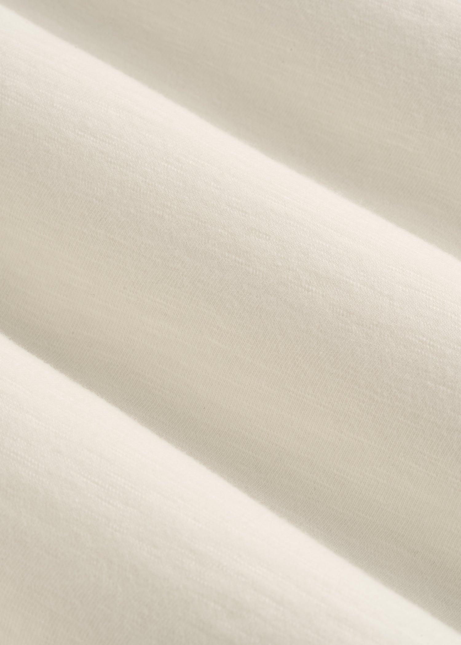 Slub Long Sleeve Scoop Tee for Tall Men in Ecru Male Product Image