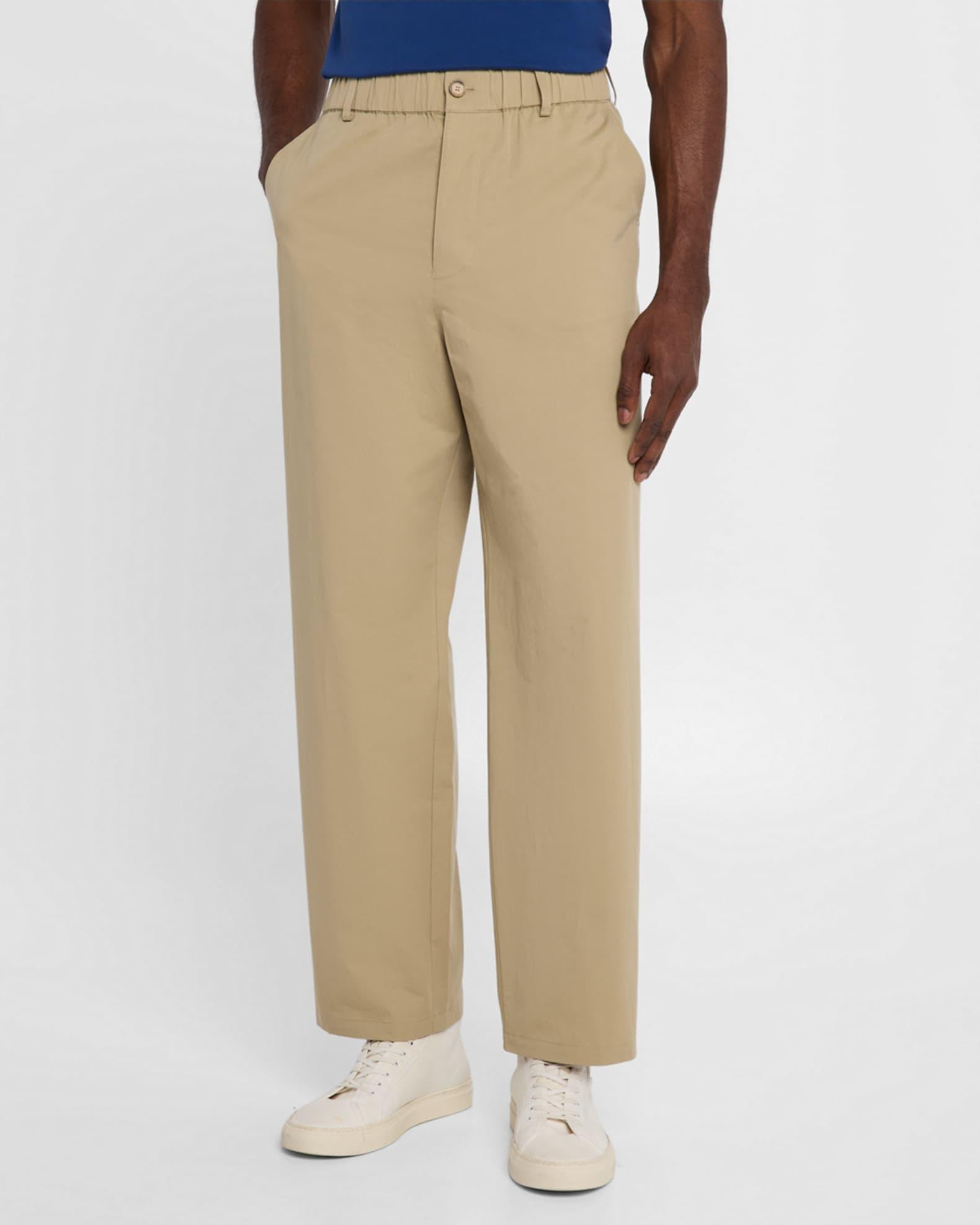 Men's Relaxed Cotton Trousers Product Image