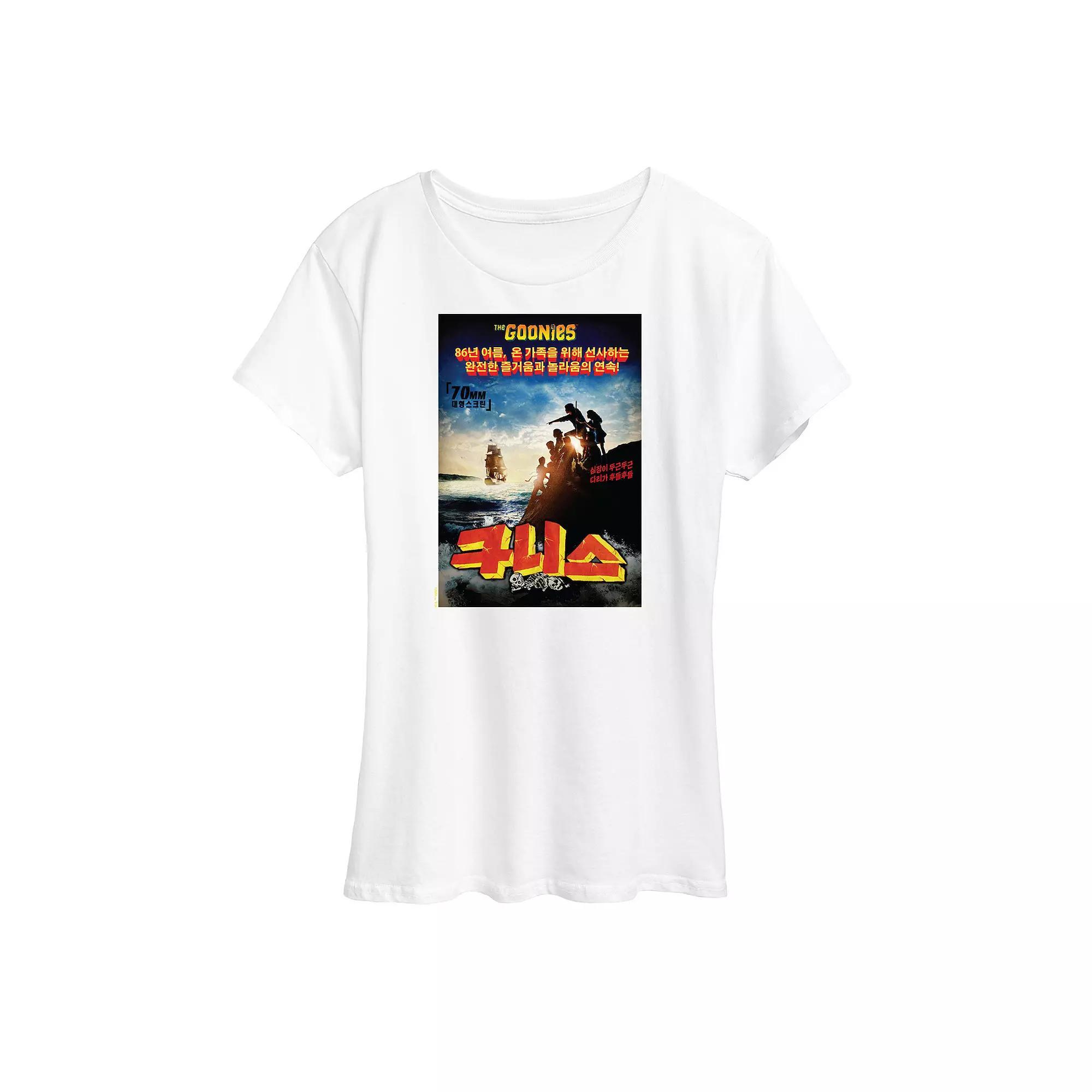 Women's The Goonies Korean Poster Graphic Tee,  Product Image