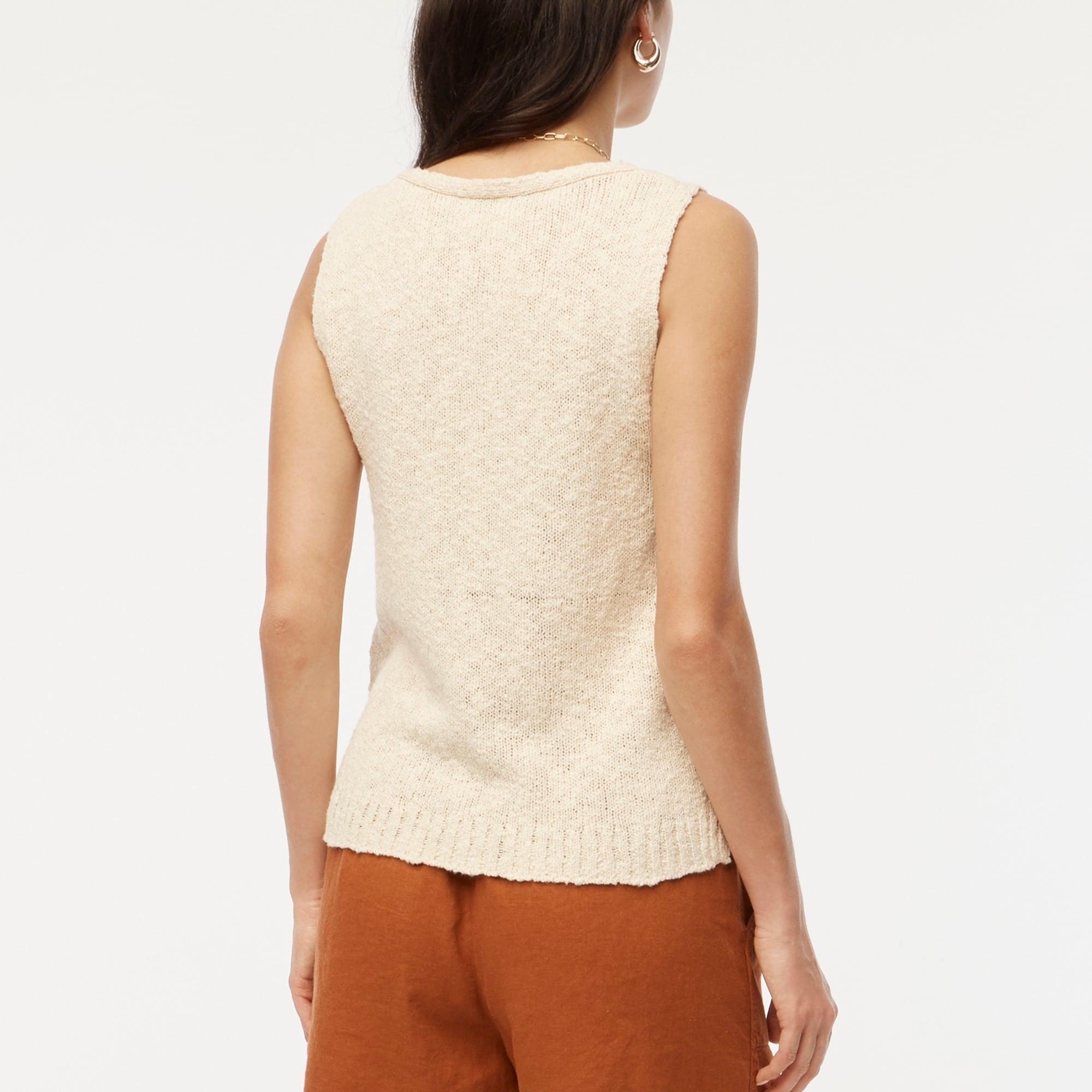 V-neck beach sweater-tank Product Image