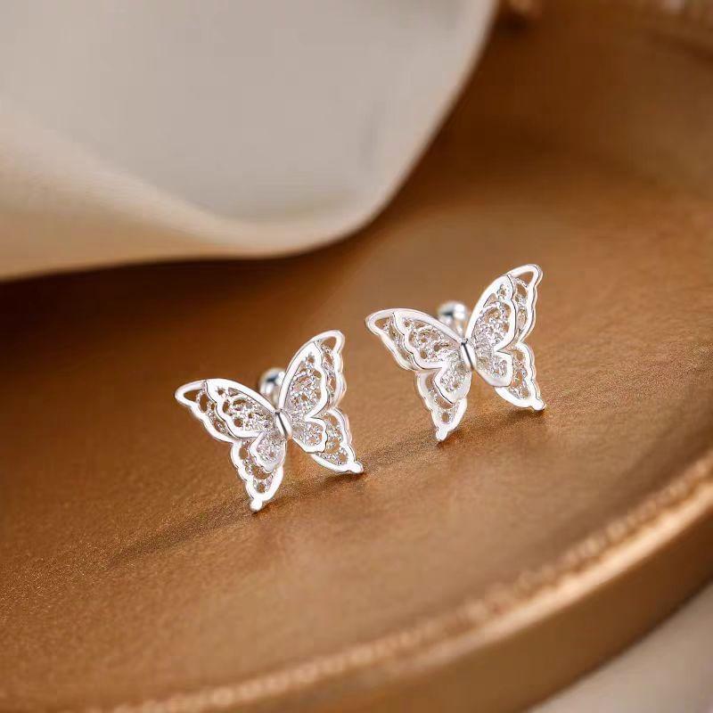 Butterfly Alloy Stud Earring Product Image