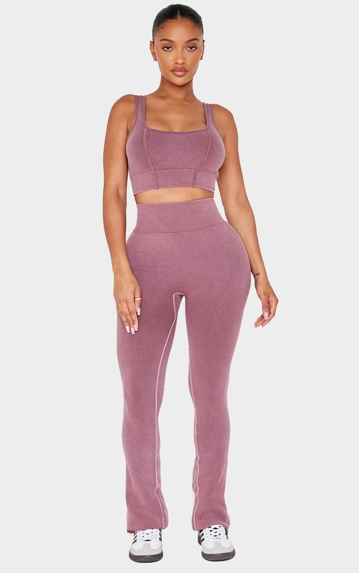 Shape Burgundy Seamless Seam Front Bralette Product Image