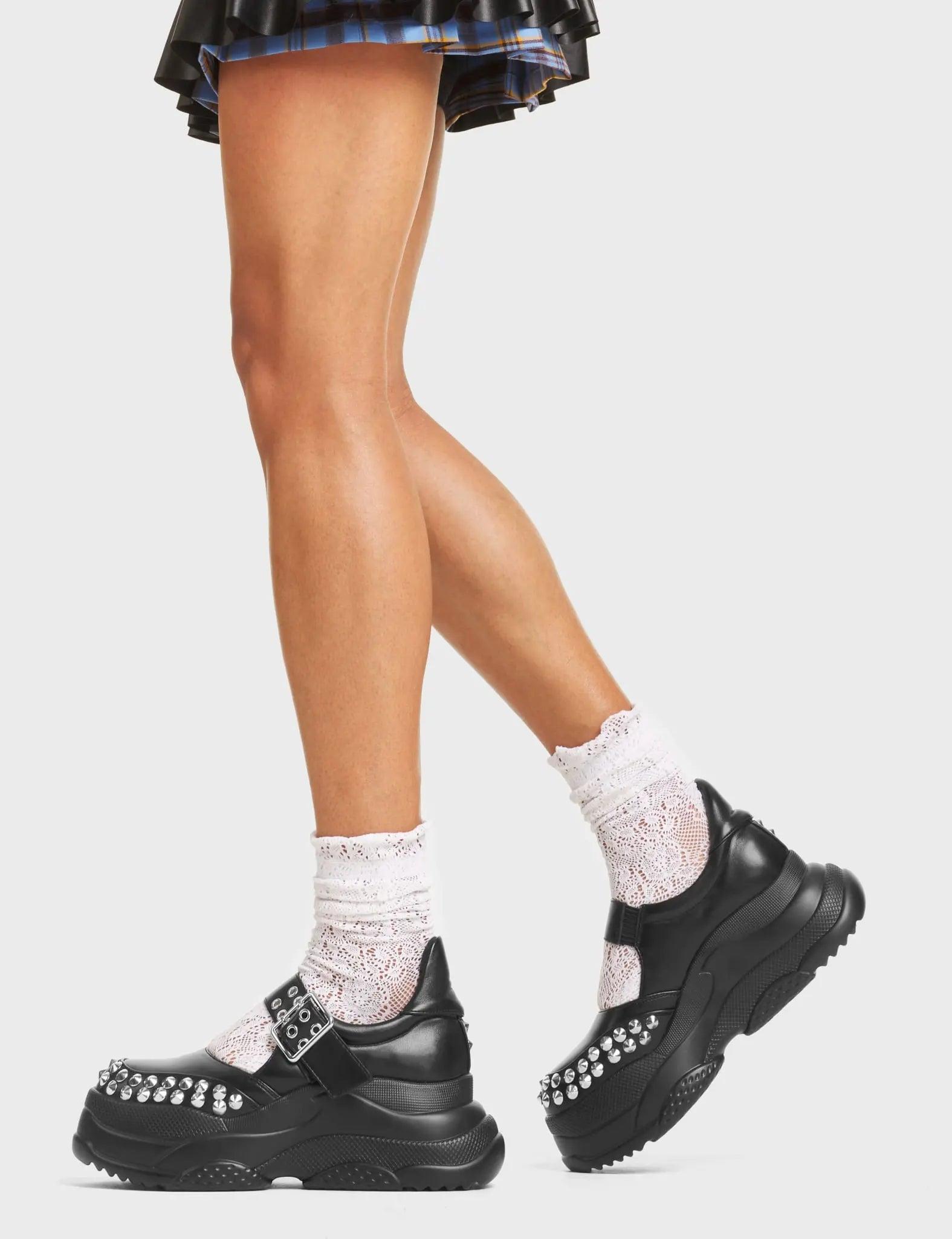 Up To My Neck Chunky Platform Sneakers Product Image