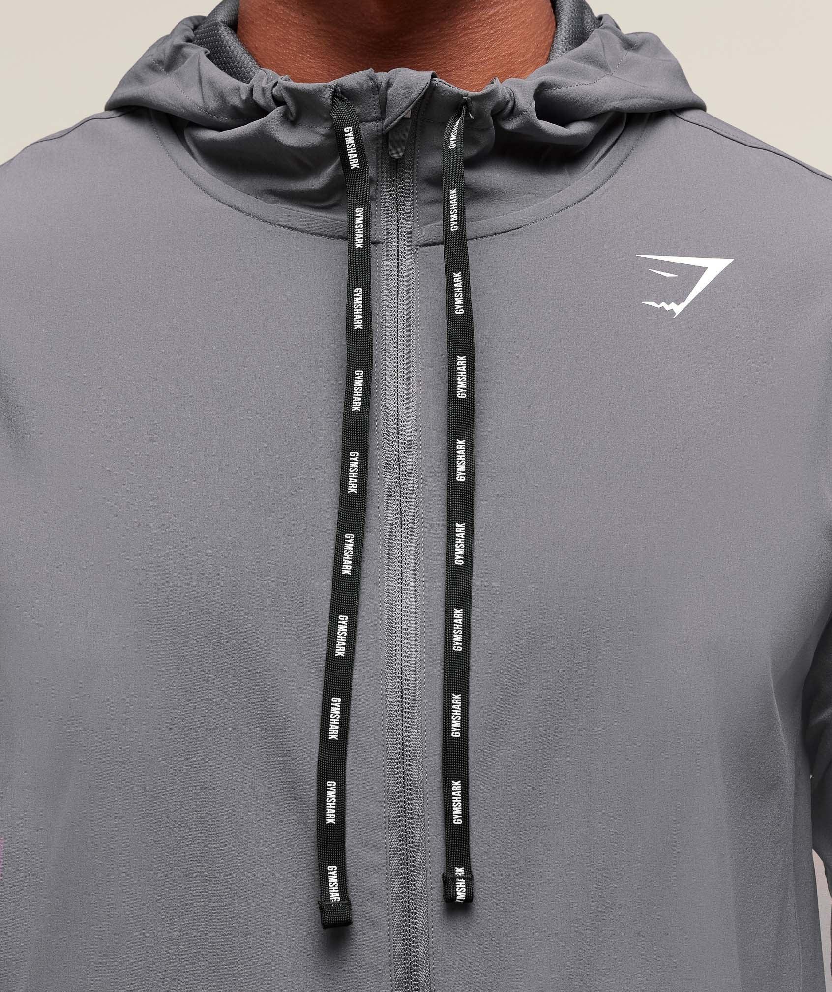 Gymshark Arrival Track Jacket - Silhouette Grey Male Product Image