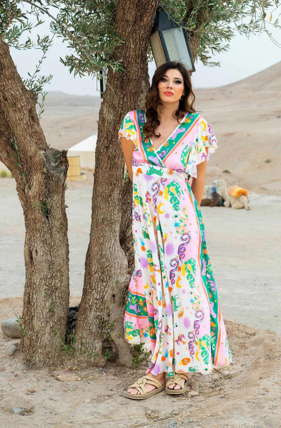 Print Sun Dress Product Image