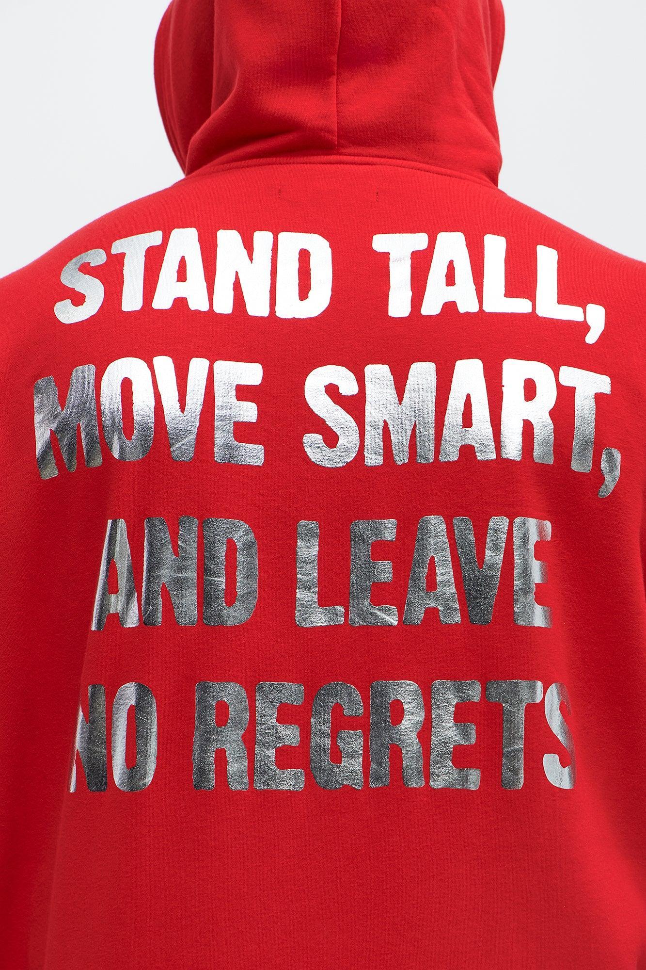 Stand Tall Hoodie - Red Product Image