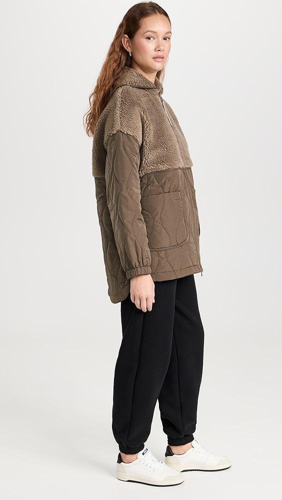 Varley Derry Quilt Sherpa Jacket | Shopbop Product Image