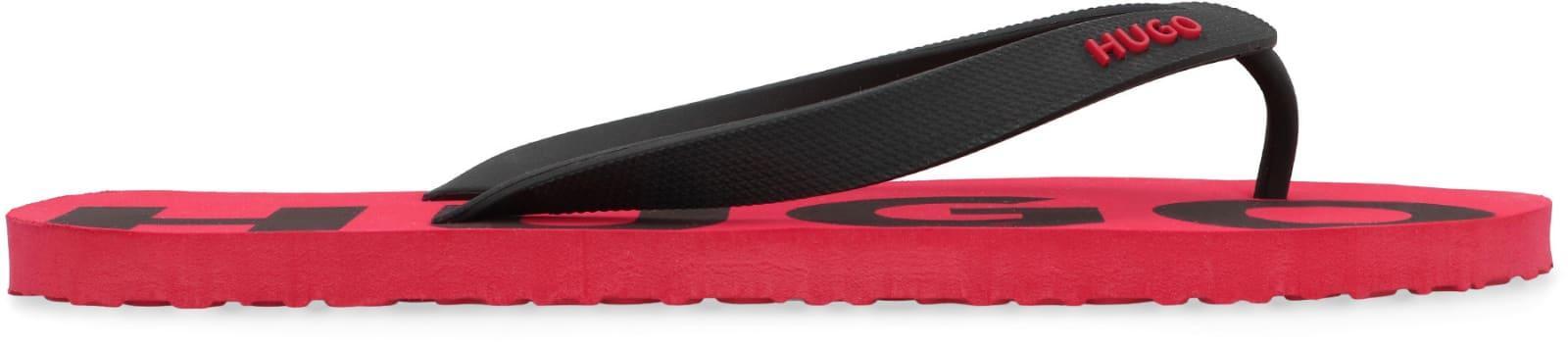 HUGO BOSS Logoed Rubber Flip-flop In Multi Product Image