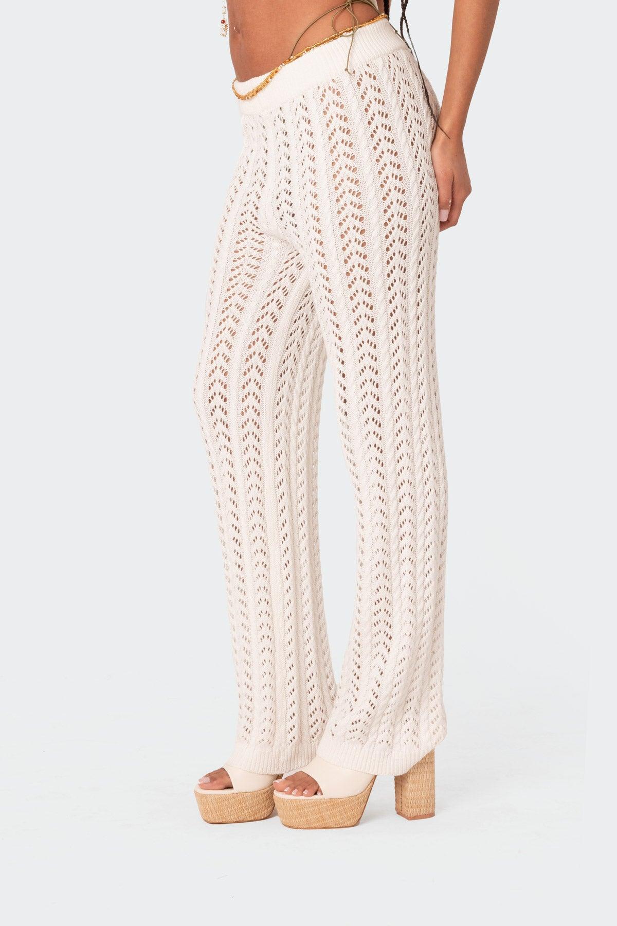 Hazel Crochet Pants Product Image
