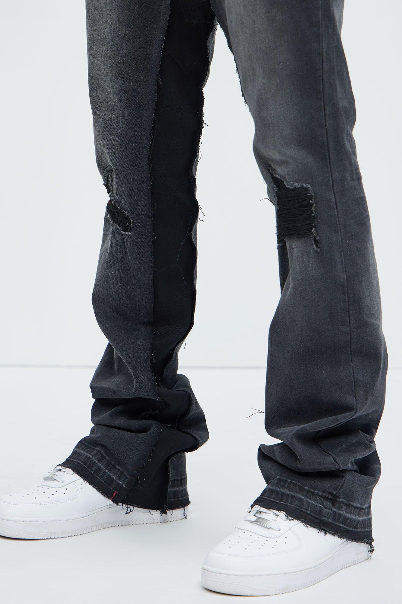 Move Along Skinny Flare Jeans - Grey Product Image