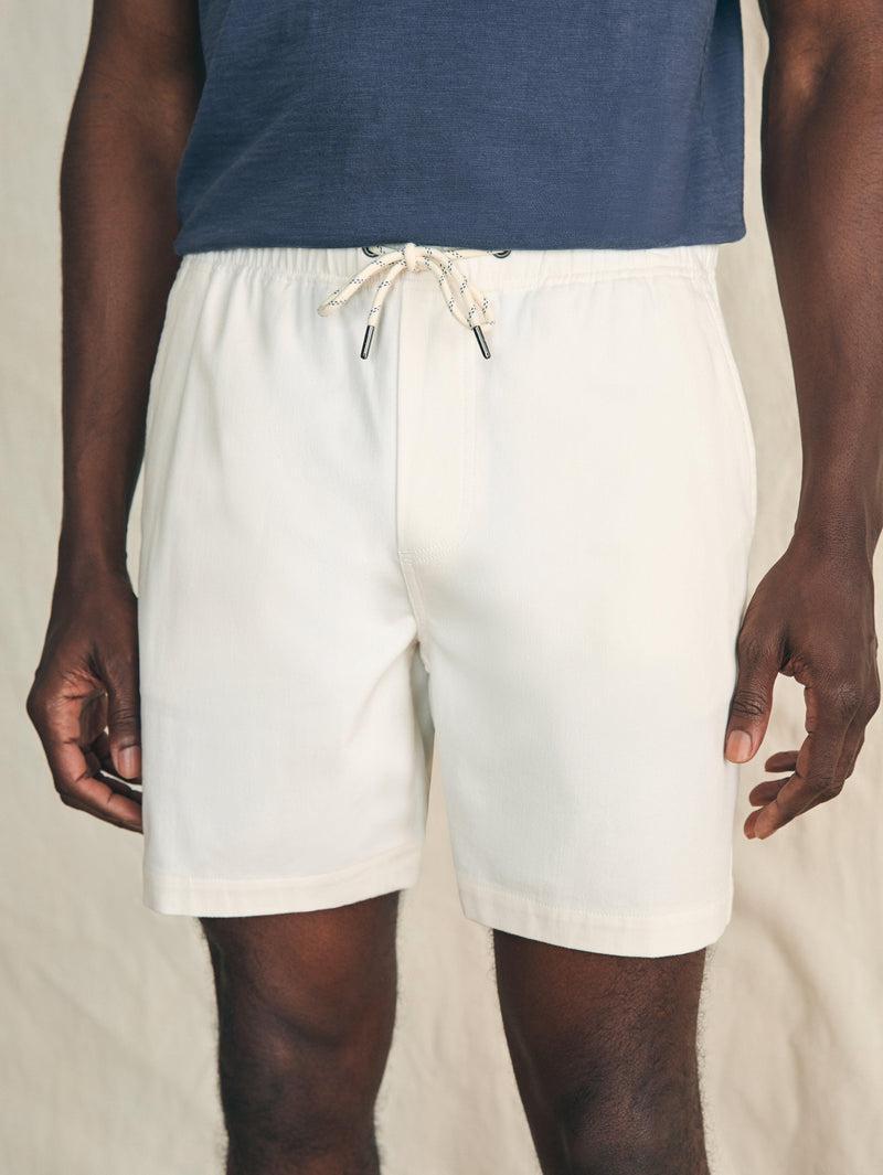 Essential Drawstring Short (6.5" Inseam) - Solar White Product Image