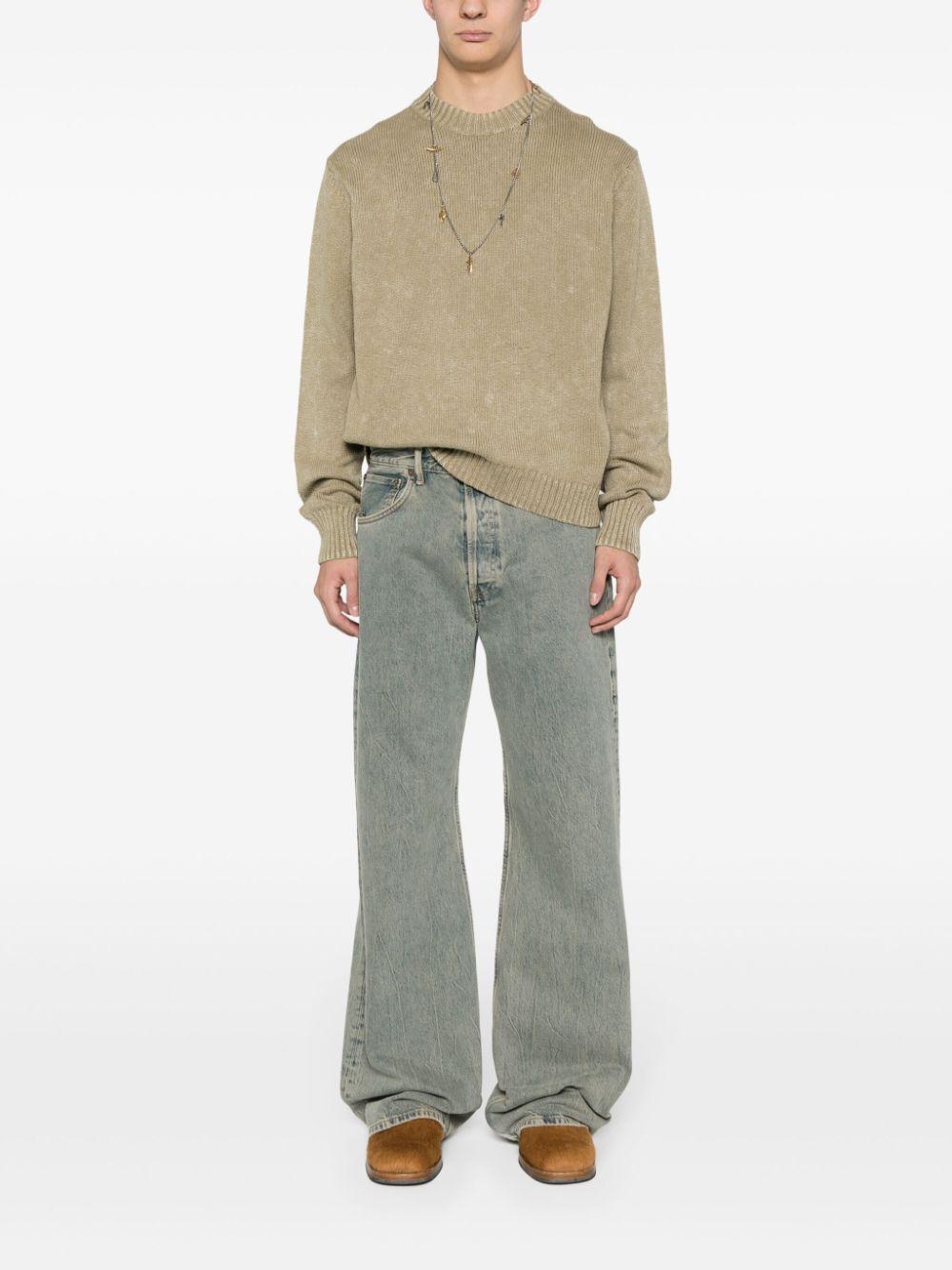 mid-rise wide-leg jeans Product Image