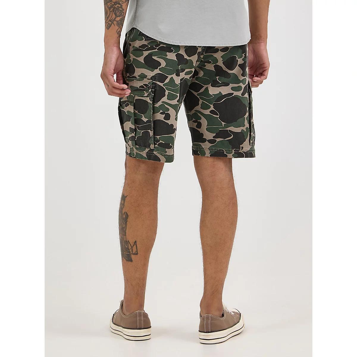 Men's Stretch Ripstop Cargo Short in Caviar Product Image