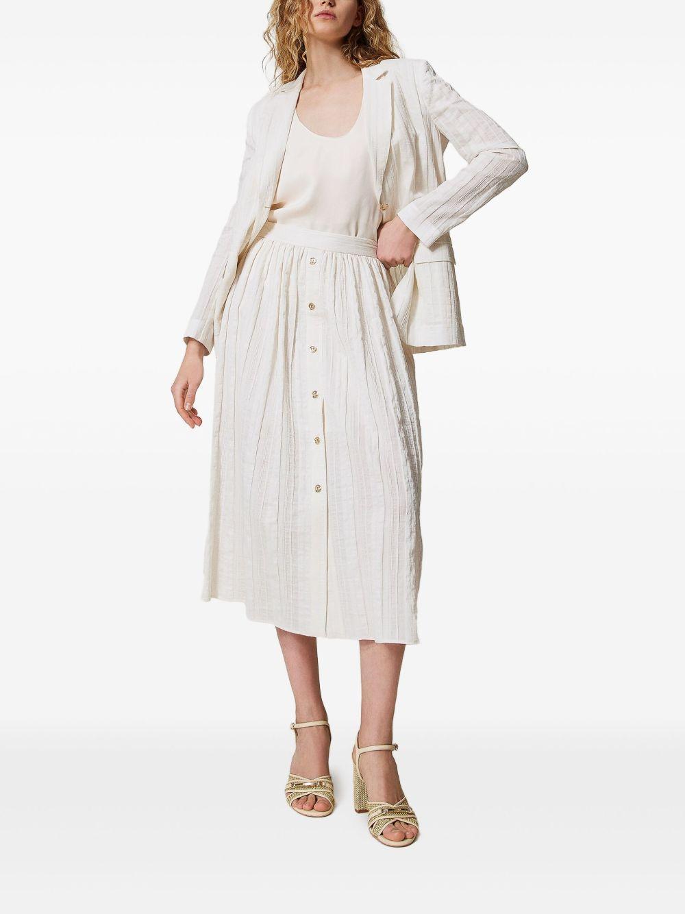 linen-blend skirt Product Image