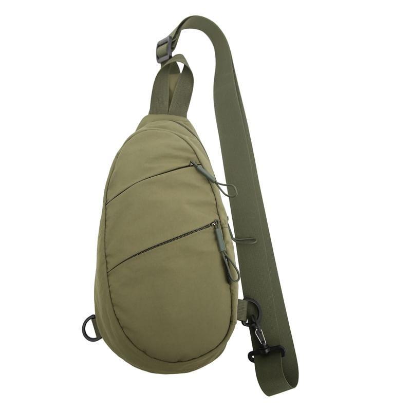 Plain Zip Sling Bag Product Image