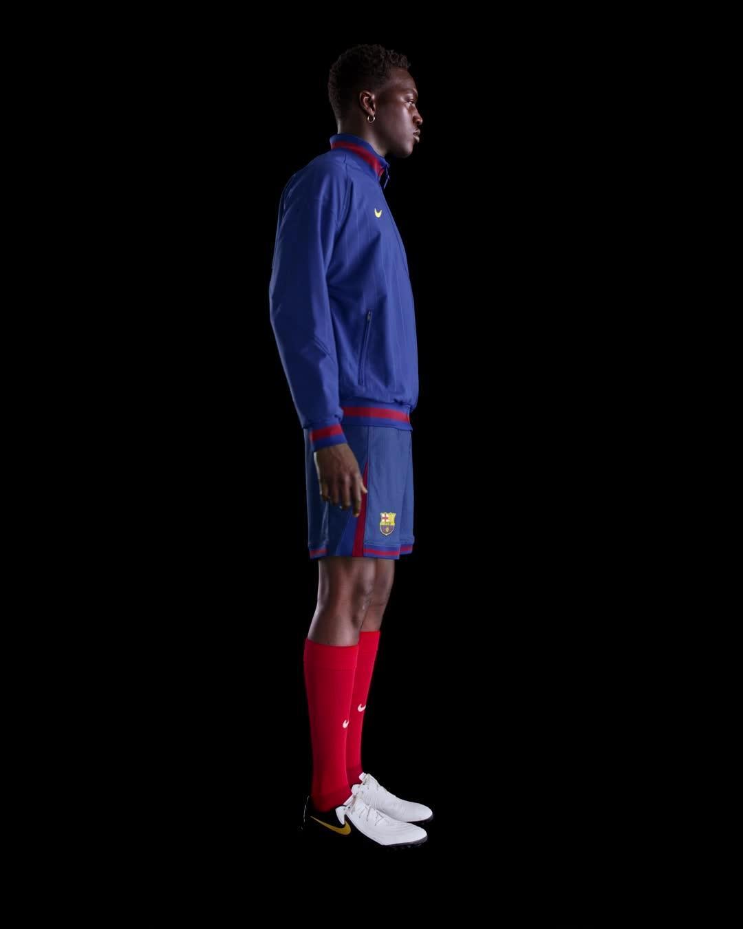 FC Barcelona Strike Home Nike Men's Dri-FIT Soccer Anthem Jacket Product Image