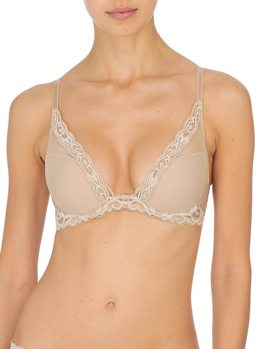 Womens Feathers Plunge T-Shirt Bra Product Image