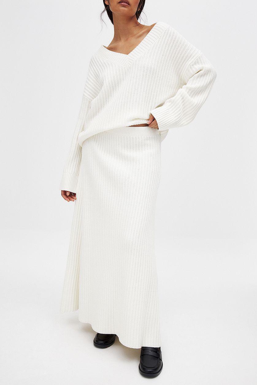 Knitted Maxi Skirt Product Image