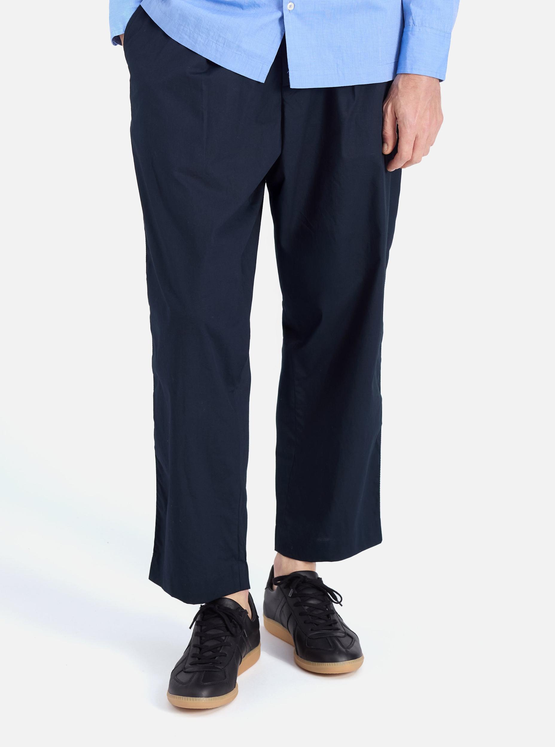 Universal Works Oxford Pant in Navy Broadcloth Product Image