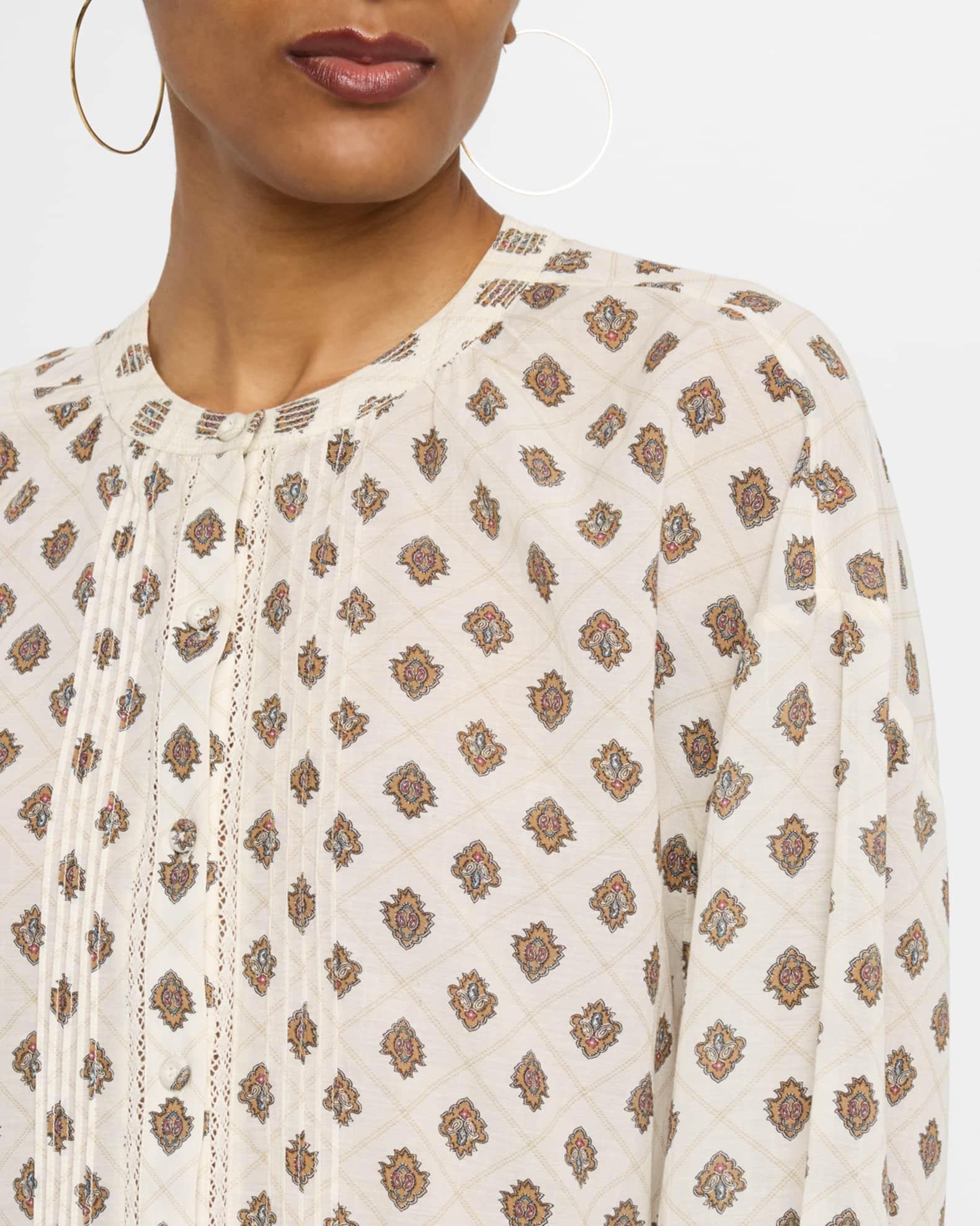 Lollie Button-Front Blouse Product Image