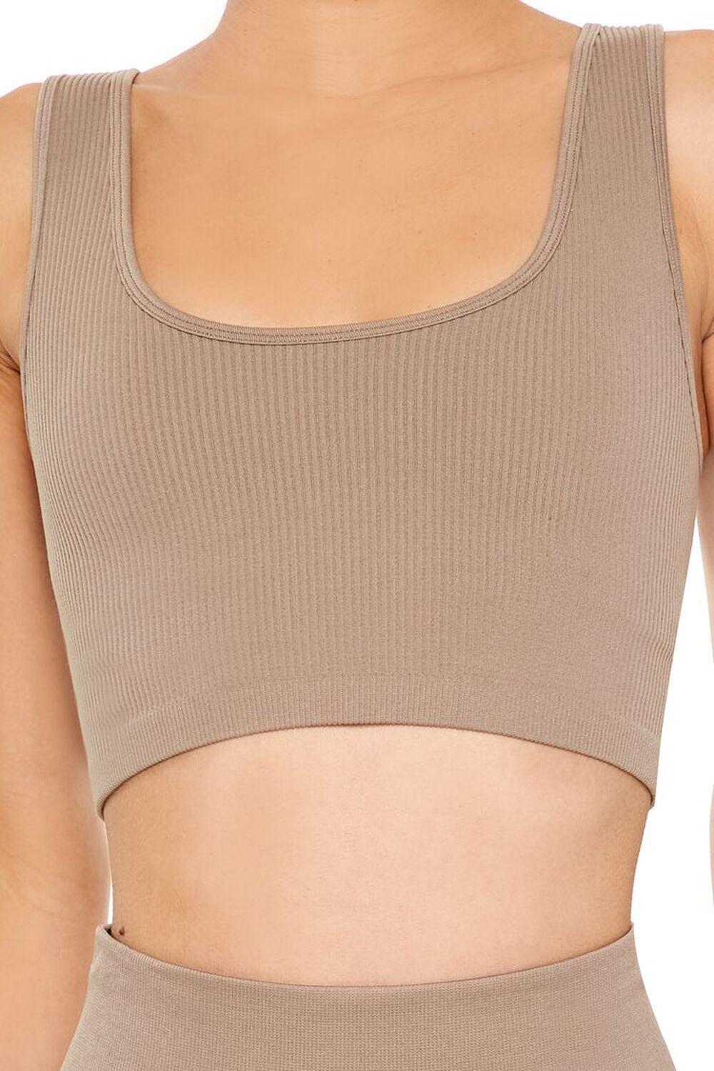 Seamless Ribbed Sports Bra | Forever 21 Product Image