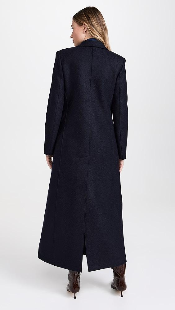 Harris Wharf London Women Long Double Breasted Tailored Coat Pressed Wool | Shopbop Product Image