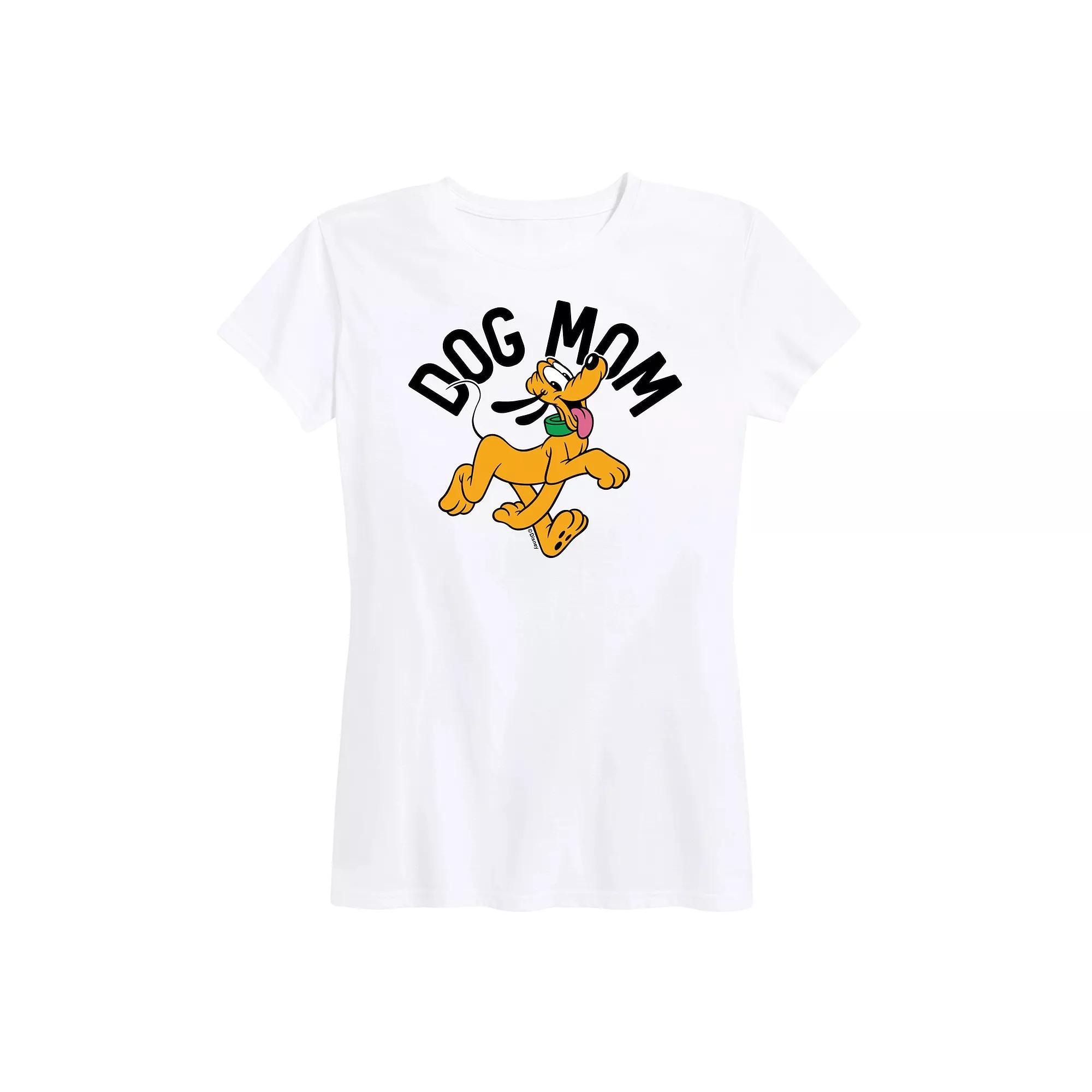 Disney's Pluto Women's Dog Mom Graphic Tee,  Product Image