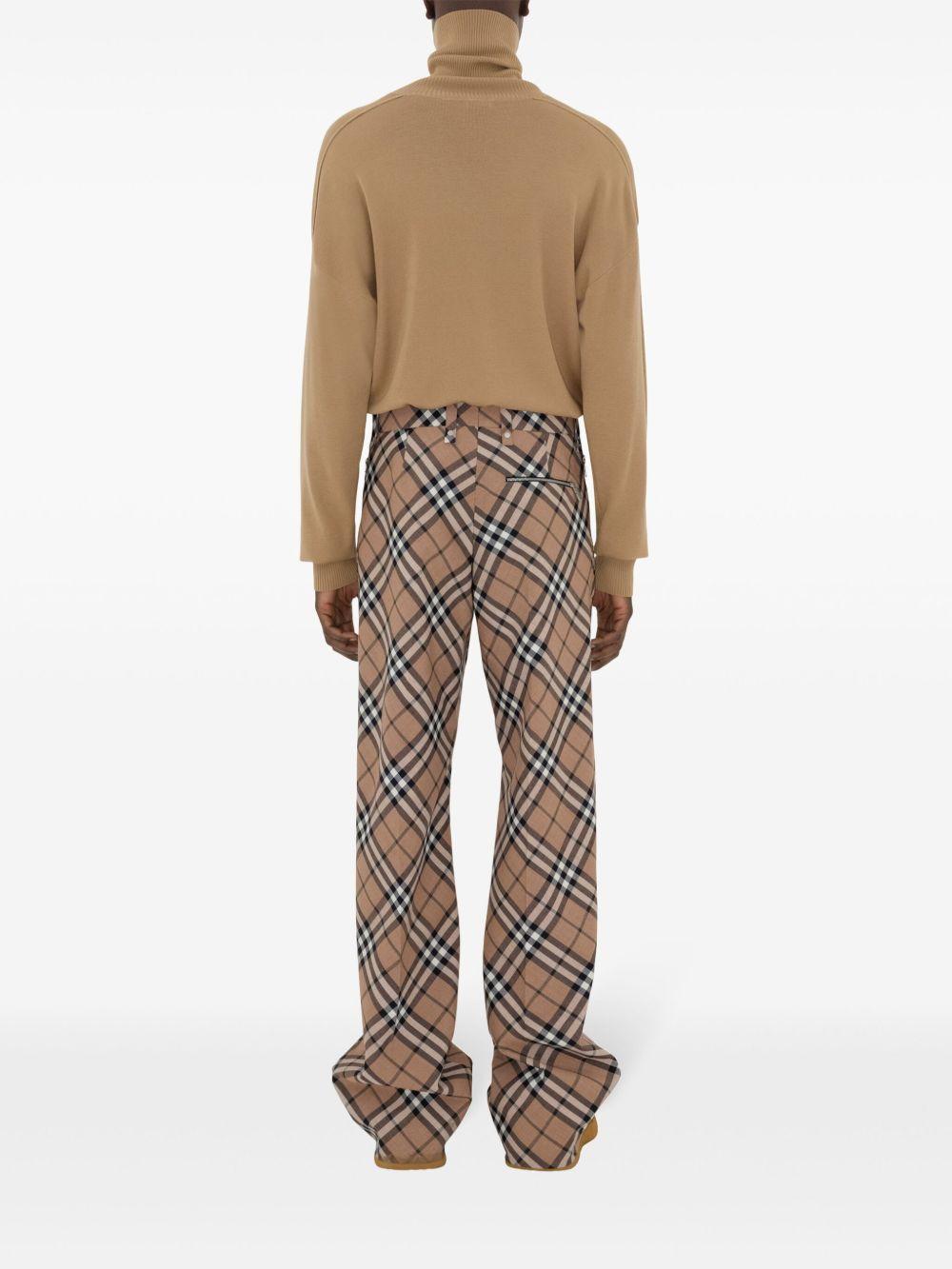 checked tailored trousers Product Image