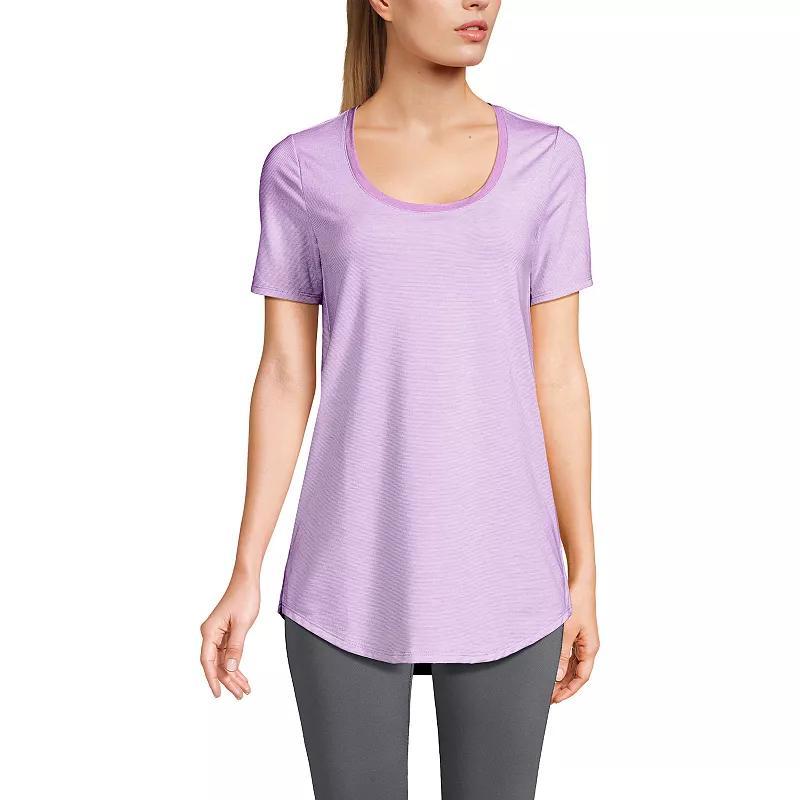 Women’s Lands' End Short Sleeve Tunic T-Shirt, Women's,  Product Image