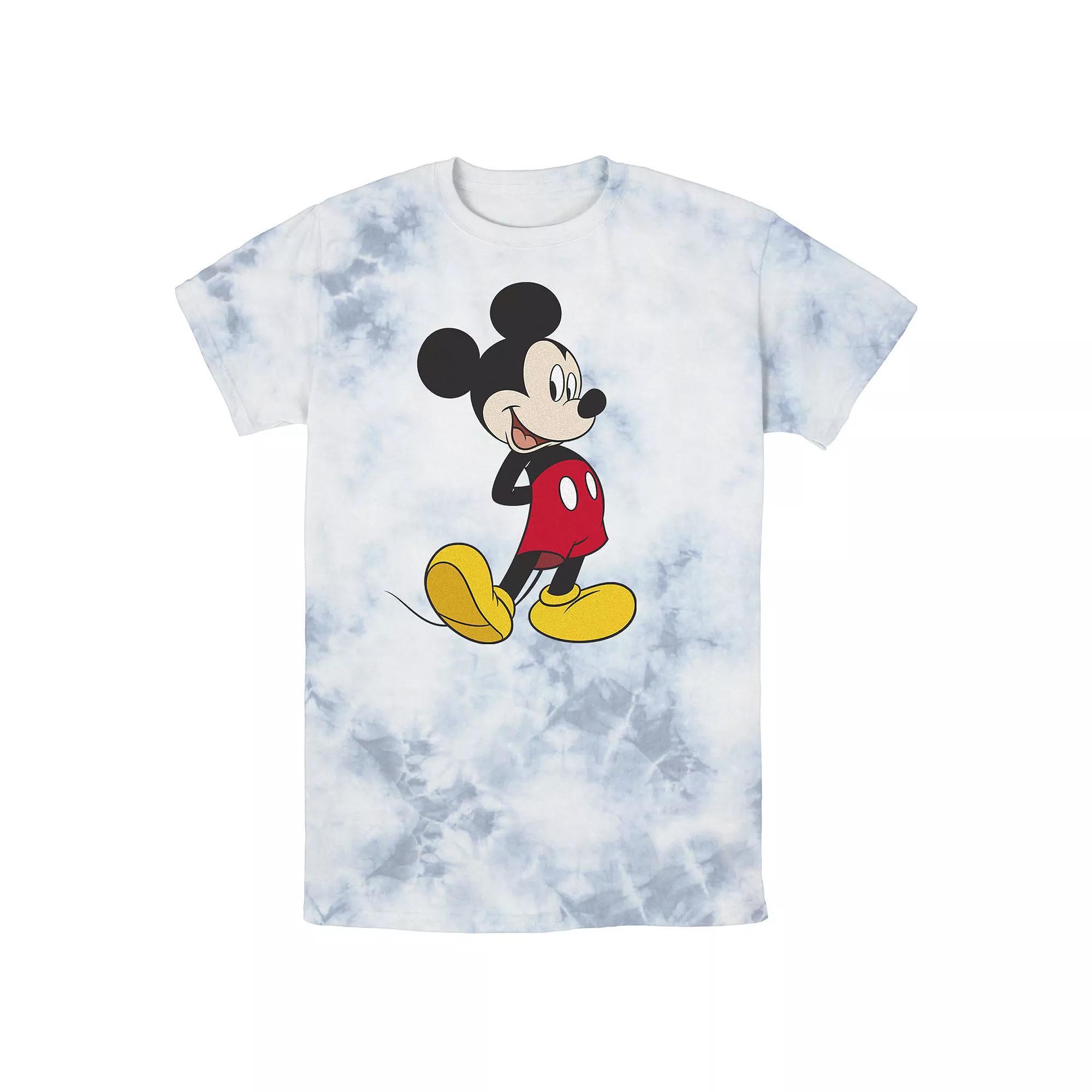 Disney's Mickey Mouse Men's Smiling Pose Wash Tee,  Product Image