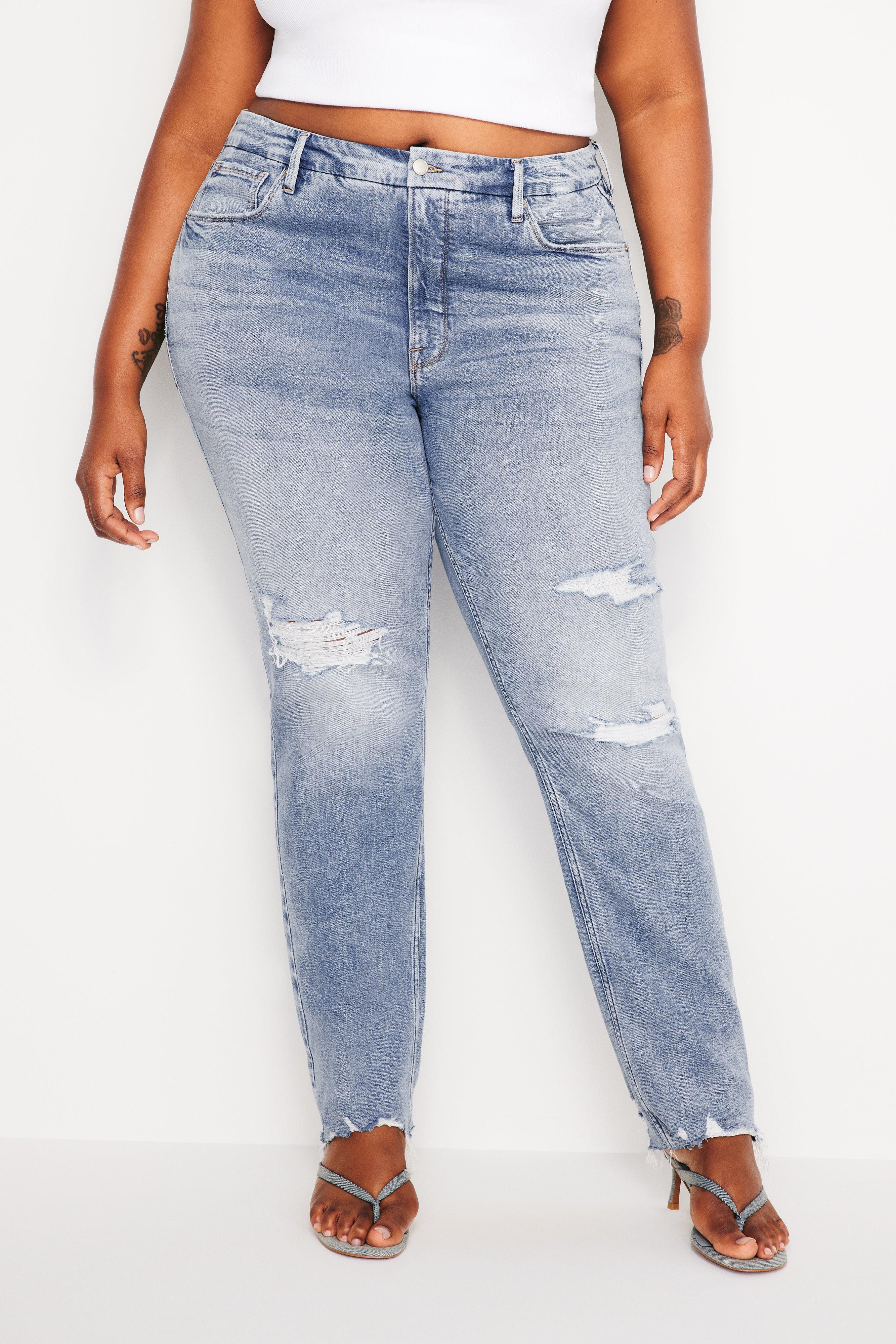 GOOD ICON STRAIGHT JEANS | INDIGO666 Product Image