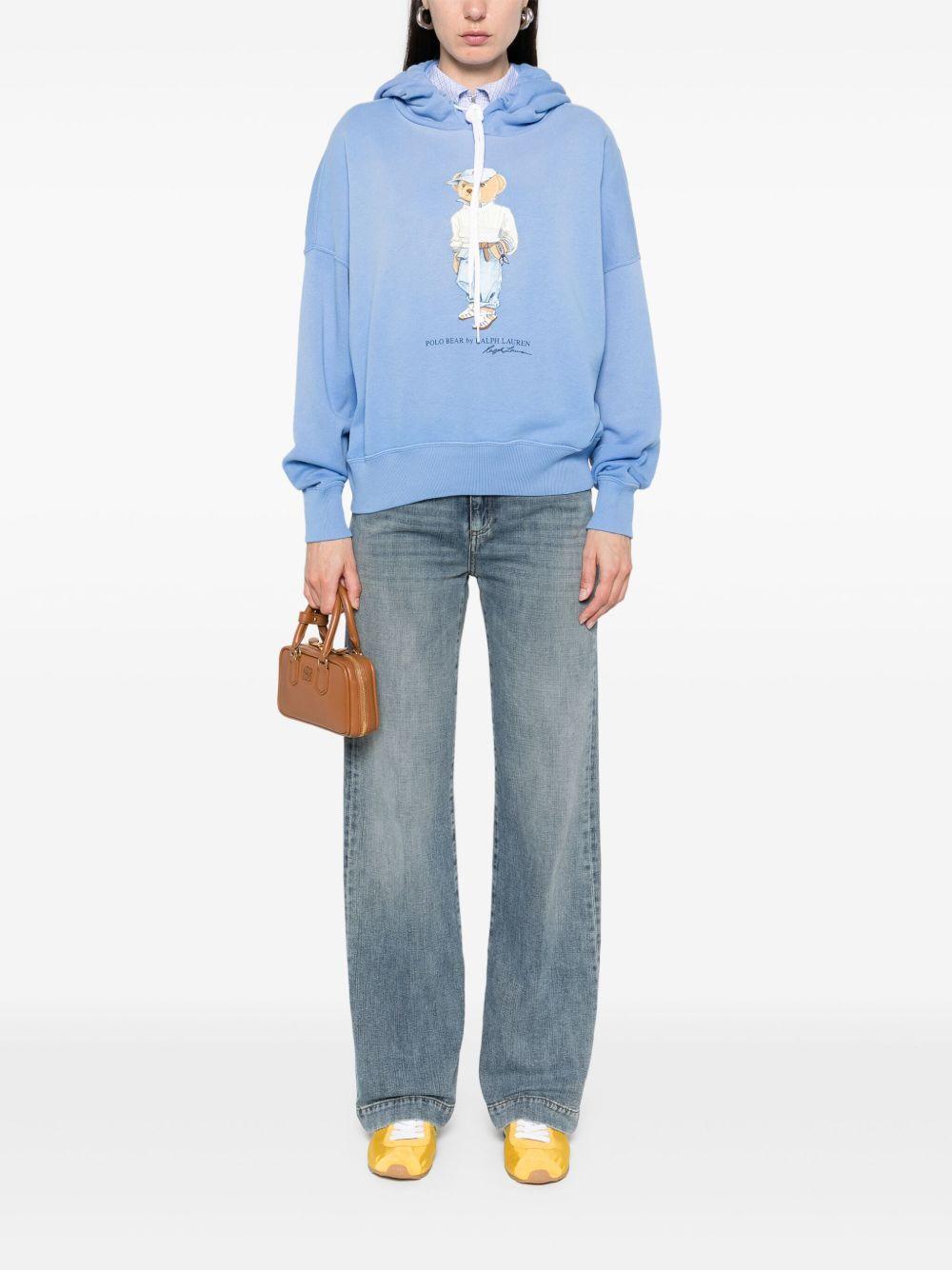 Polo Bear fleece hoodie Product Image