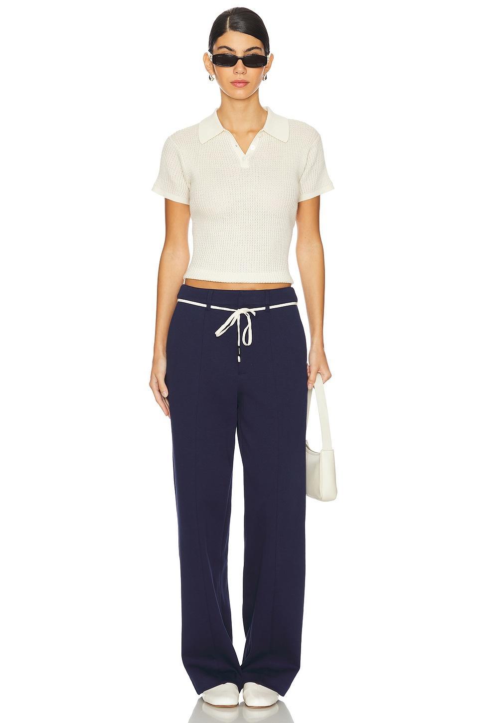 Cotton Knit Trousers MONROW Product Image