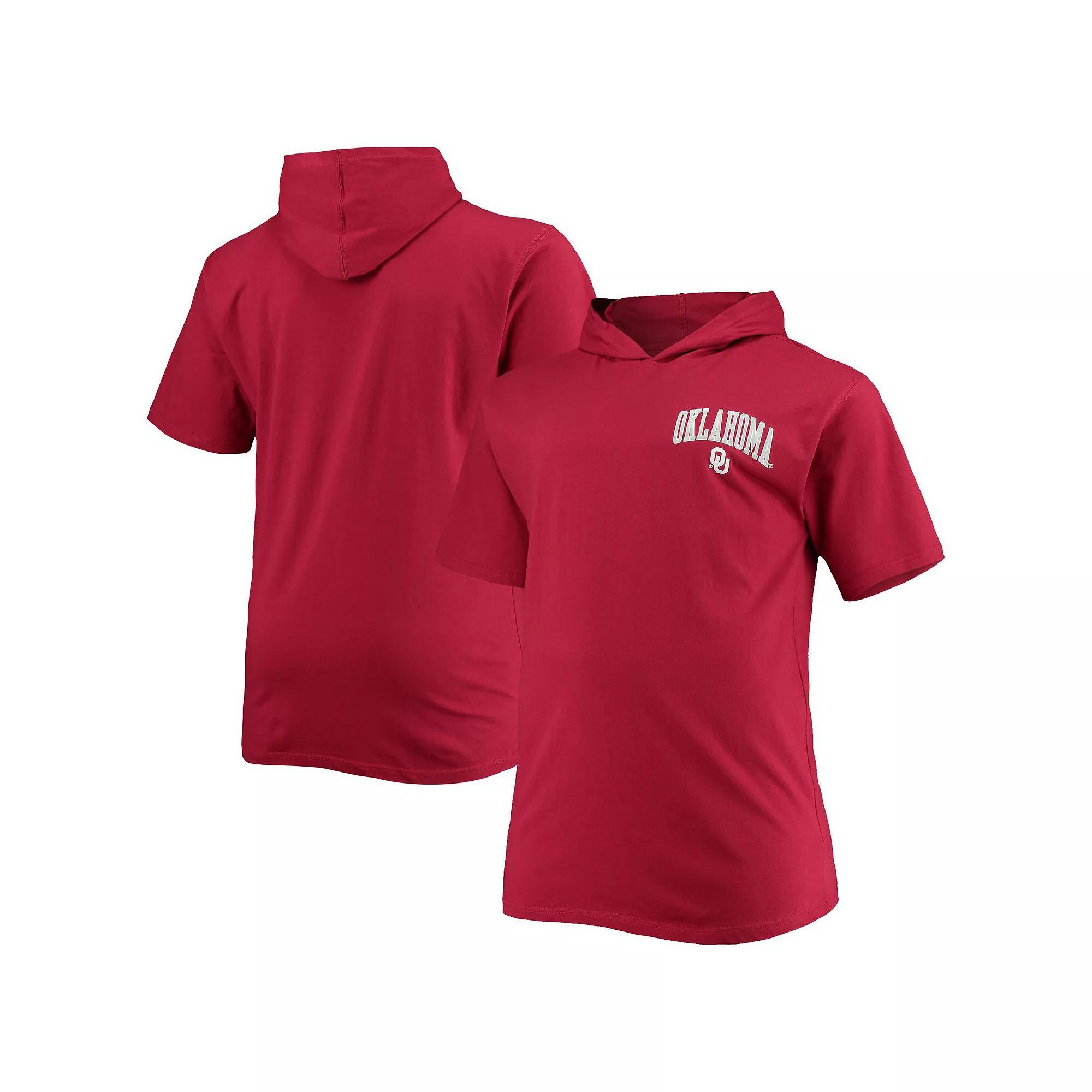 Men's Crimson Oklahoma Sooners Big & Tall Team Hoodie T-Shirt, Size: XLT, Red Product Image