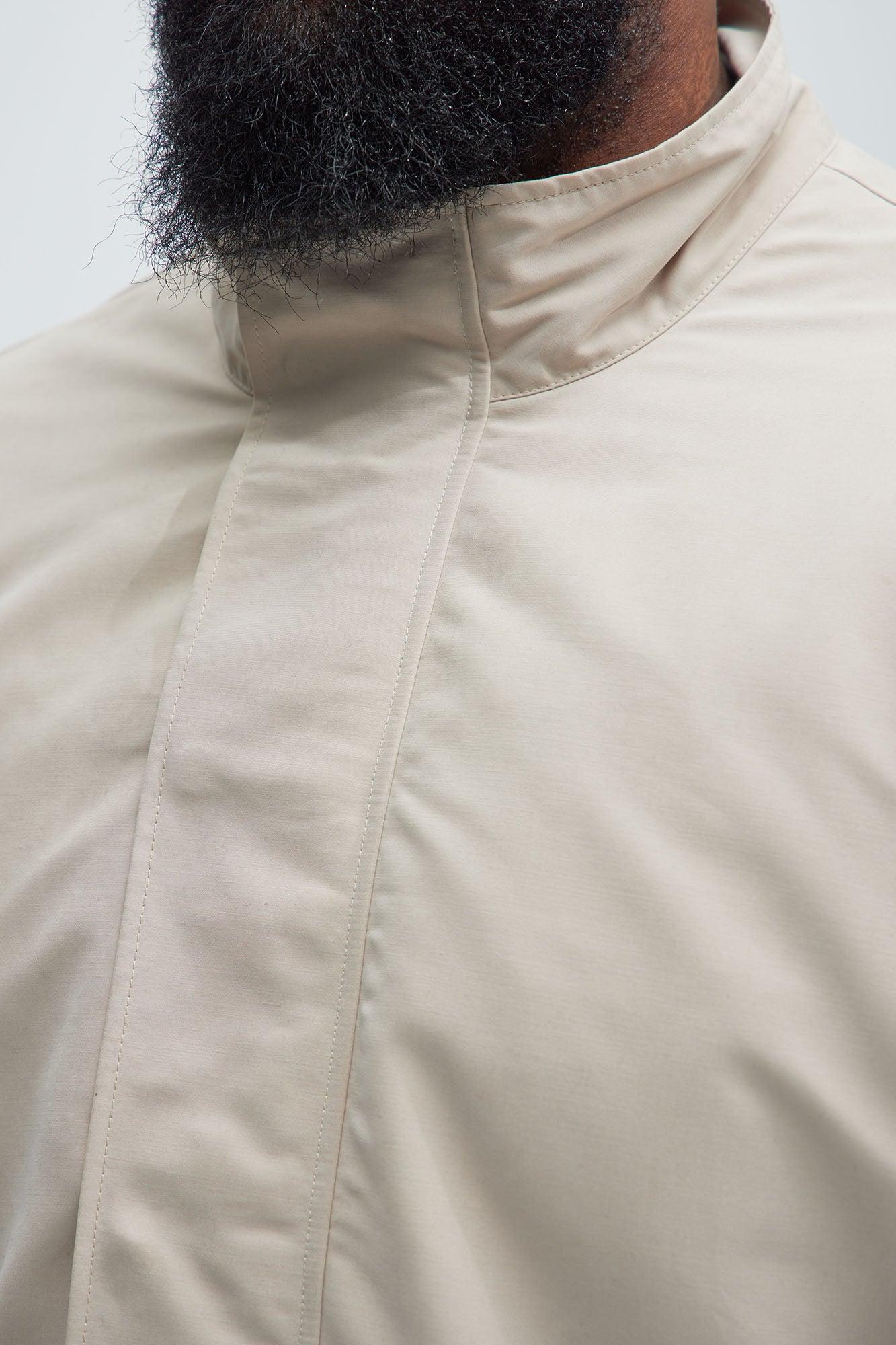 Quite Unique Service Station Jacket - Tan Product Image