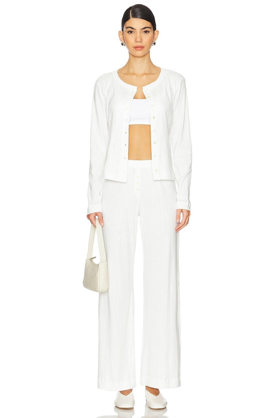 Pointelle Classic Cardigan LESET Product Image