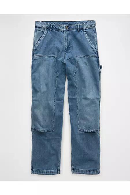 Timberland x AE Wide-Leg Denim Work Pant Mens Product Image