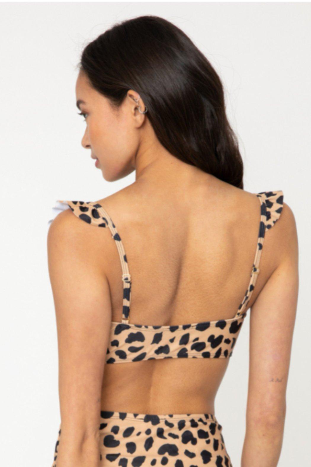 Mediterranean Leopard Swim Top Product Image