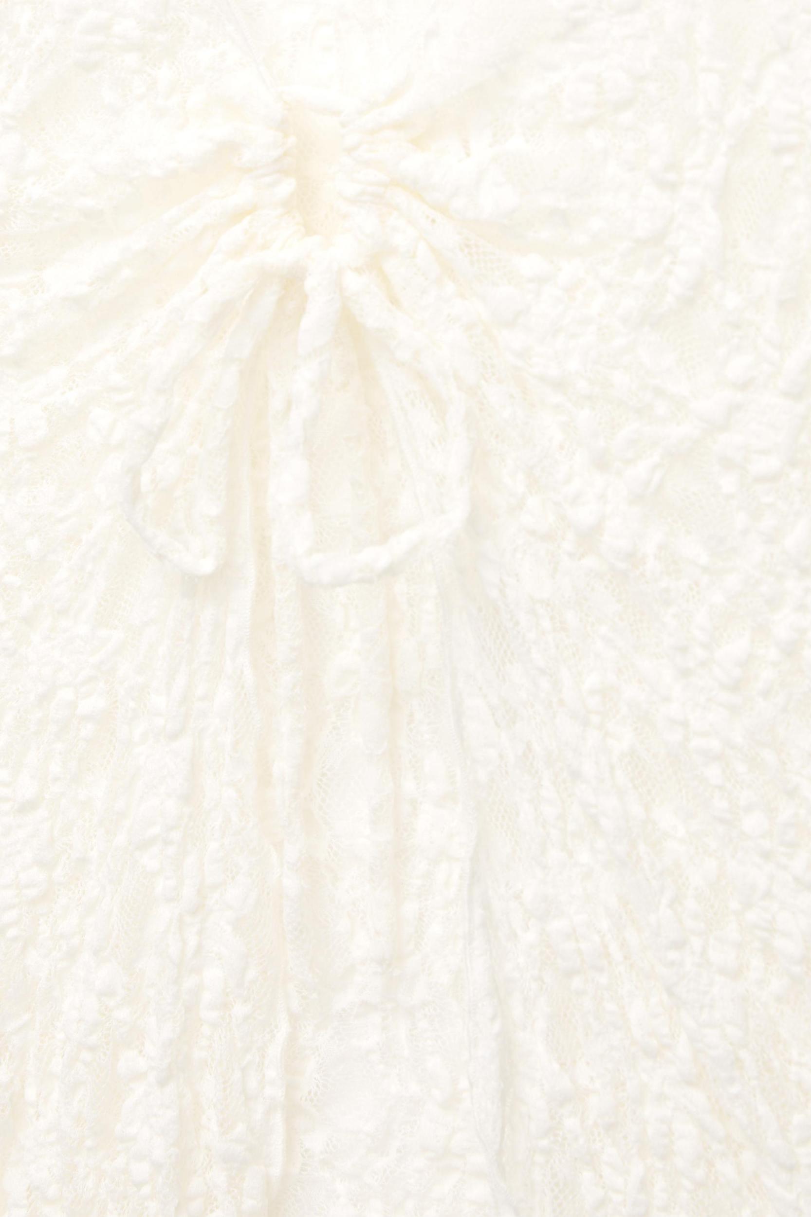 Lace blouse with bow Product Image