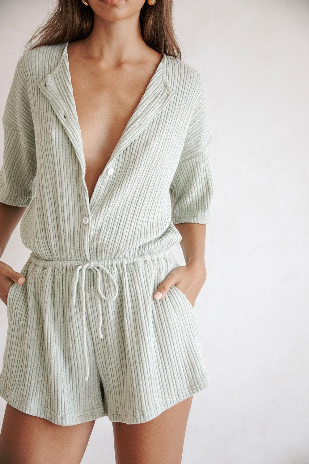 Juniper Playsuit - Sage Product Image