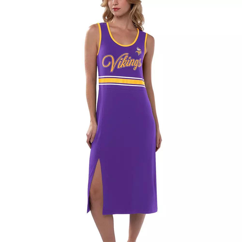 Women's G-III 4Her by Carl Banks Purple Minnesota Vikings Main Field Maxi Dress, Size: XL Product Image