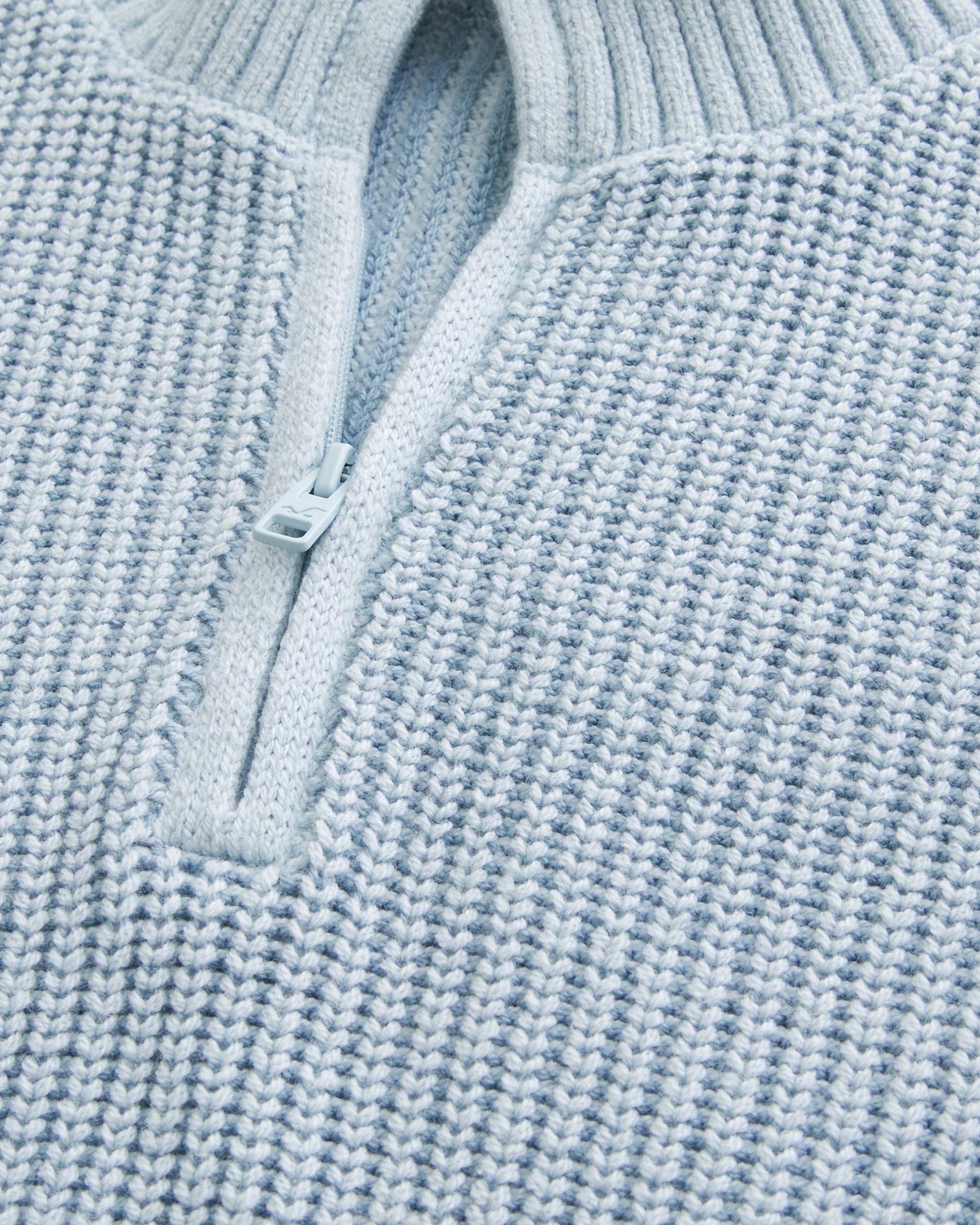 Baggy Cinch Quarter-Zip Sweater Product Image