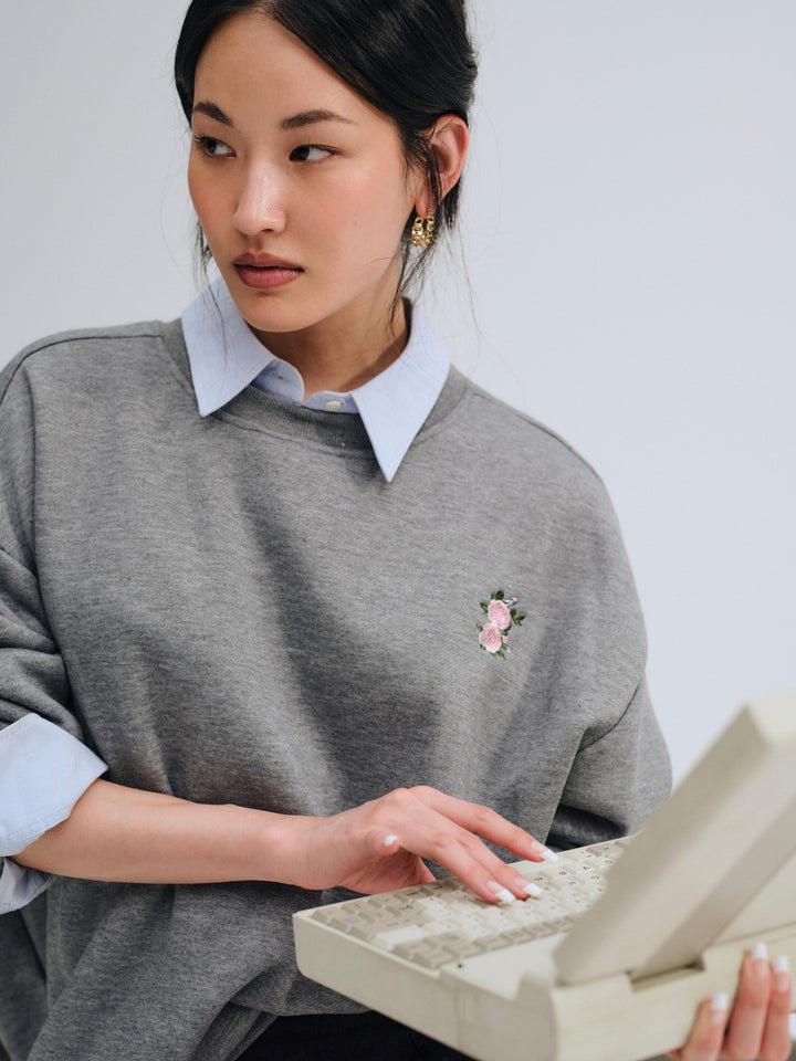 Julie Sweatshirt — Grey Product Image