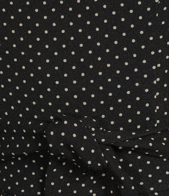 Honey and Rosie Dotted Scuba Crepe Sweetheart Neck Jumpsuit Product Image