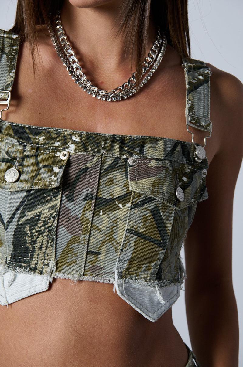 RITCHEY PRINTED CROP TOP Product Image