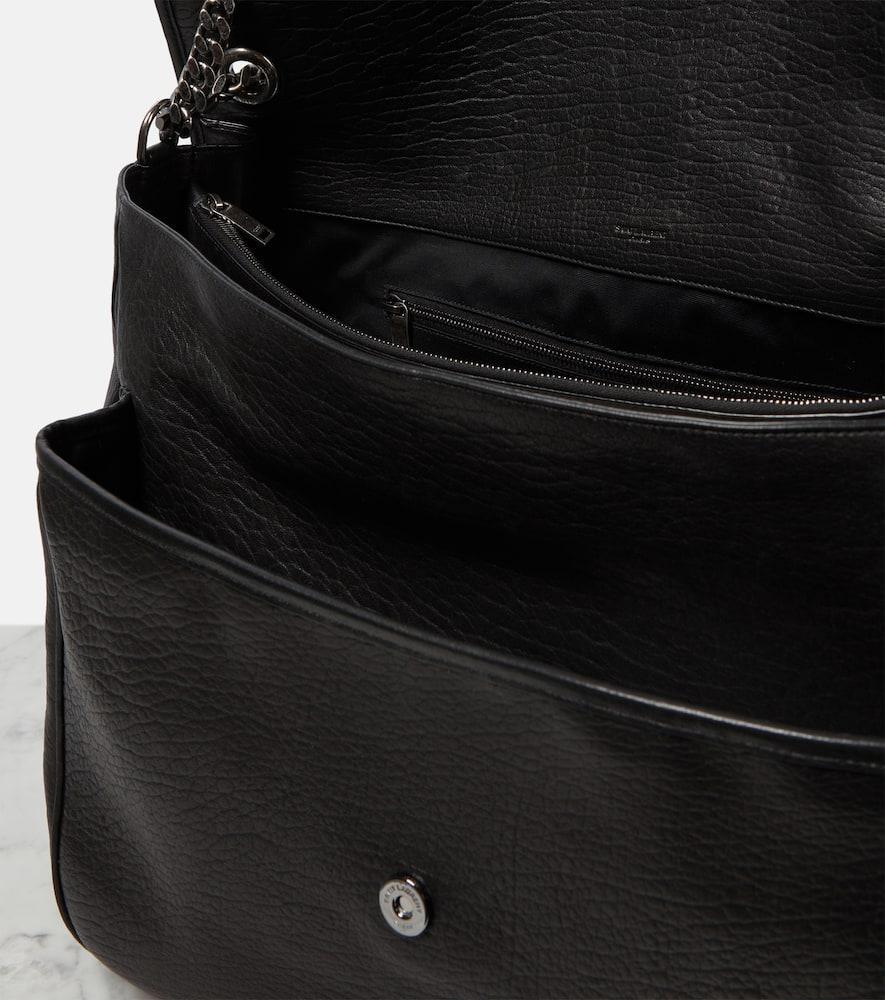 SAINT LAURENT Niki Jumbo Leather Shoulder Bag In Black Product Image